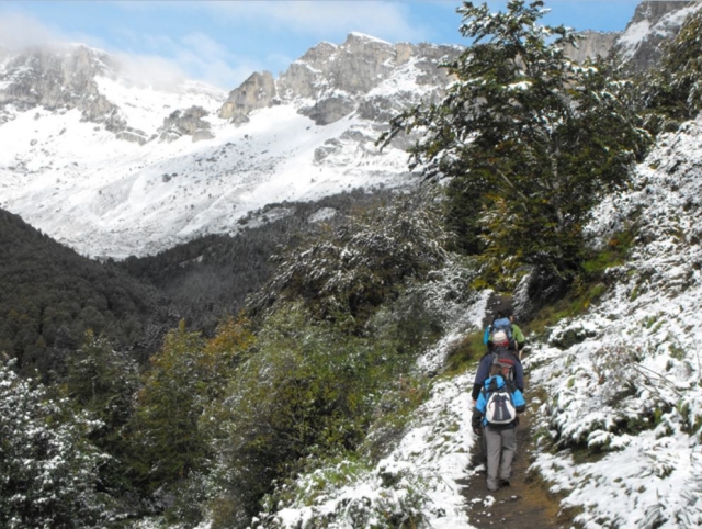  Excursão a pé de inverno 